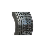1/10 Rebar Rear Tires, Super Soft with Red Inserts (2): Buggy