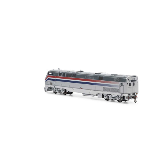 HO P40DC Locomotive with DCC & Sound, Amtrak, Phase III #839