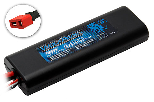 Team Associated - Wolfpack LiPo Battery, 2S 7.4V 3300mAh 30C