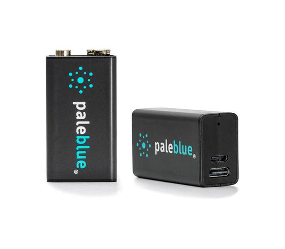 PALE BLUE EARTH - Pale Blue Lithium Ion Rechargeable 9V Batteries 2pk