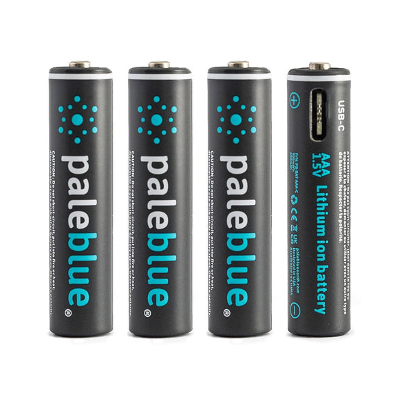 PALE BLUE EARTH - Pale Blue Lithium Ion Rechargeable AAA Batteries 4pk