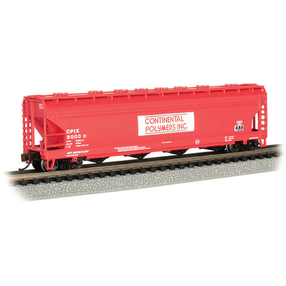 N Scale Hopper Continental Polymers #3000