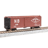N 40' Steel Boxcar, Set C, NYC, RDG, DLW, NB (4)