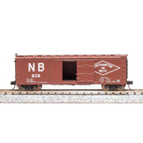 N 40' Steel Boxcar, Set C, NYC, RDG, DLW, NB (4)