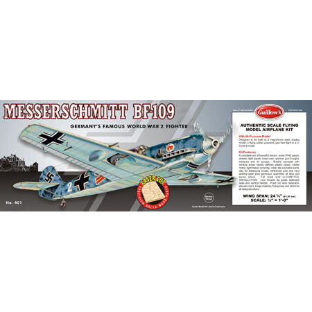 Messerschmitt BF-109 Laser Cut Kit, 24.5