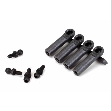 Ball Studs and Ends, 4-40 x .215