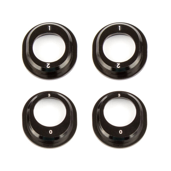 Aluminum Differential Height Inserts, for B6.1, Black