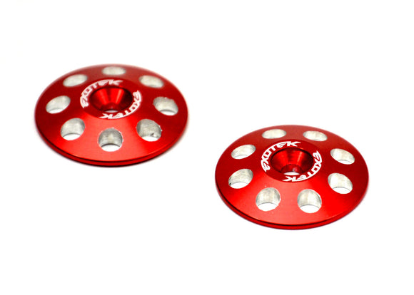 1/8 Red XL Wing Buttons 22mm (2)