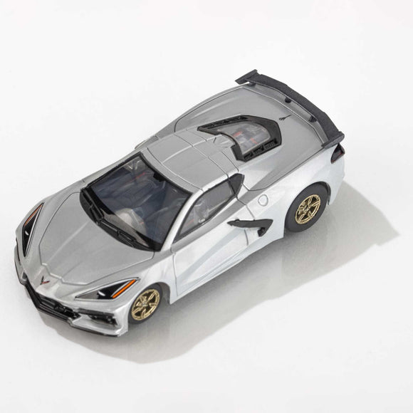 HO Corvette C8 Slot Car, Metallic Ceramic Matrix