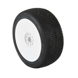 1/8 Diamante SSLW Off-Road Tires Racer Bundle, White Wheels: Buggy