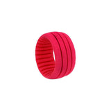 1/8 EVO Gridiron Super Soft Tires, Red Inserts (2): Truggy