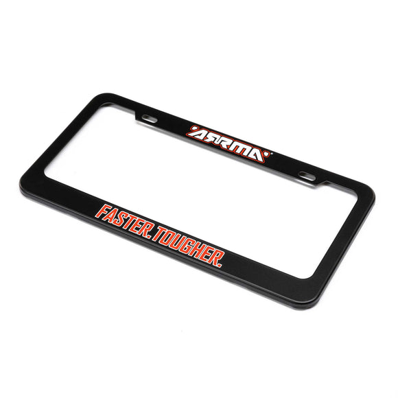 ARRMA Faster. Tougher. Steel License Plate Frame