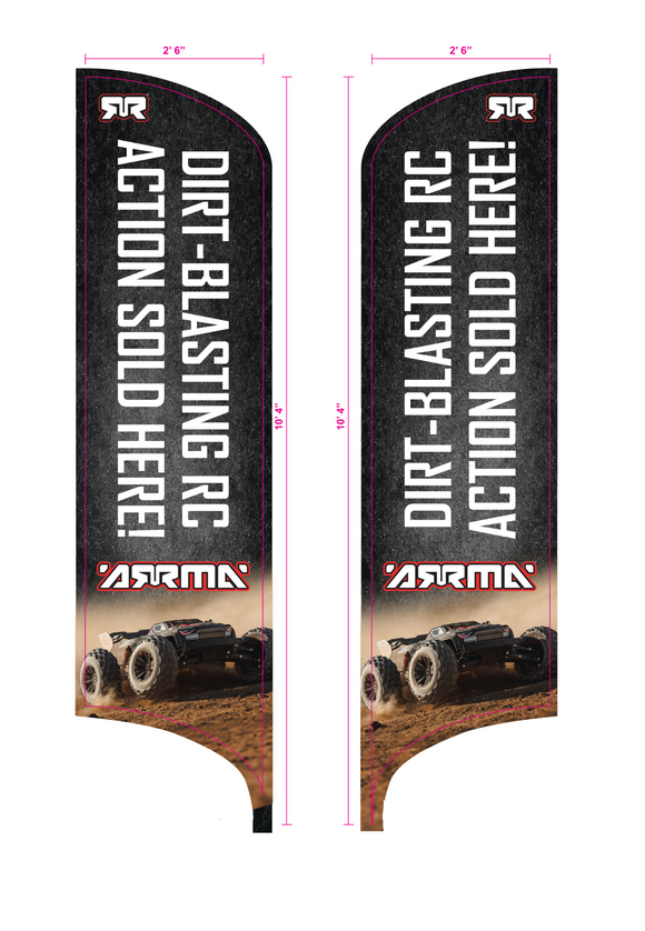 ARRMA 10' Feather Flag