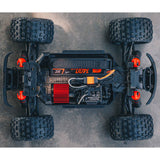 Arrma 1/18 GRANITE GROM MEGA 380 Brushed 4X4 Monster Truck RTR with Battery & Charger, Blue