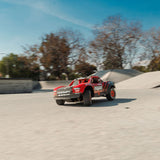 ARRMA MOJAVE GROM MEGA 380 Brushed 4X4 Small Scale Desert Truck RTR with Battery & Charger, Red/Black