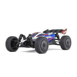 TYPHON GROM MEGA 380 Brushed 4X4 Small Scale Buggy RTR with Battery & Charger, Blue/Silver
