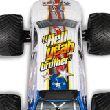 1/16 FREEDOM FLYER GROM 4X4 RTR Brushed Monster Truck (Battery & Charger Included), White