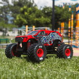 1/16 GORGON GROM 4X4 RTR Brushed Monster Truck (Battery & Charger Included), Red