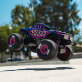 1/16 QUAKE GROM 4X4 RTR Brushed Monster Truck (Battery & Charger Included), Purple