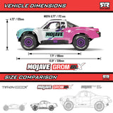 1/16 MOJAVE GROM 223S DSC 4X4 RTR Brushless Desert Truck (Battery & Charger Included), Teal