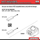 ARRMA Mojave Grom 223S BLX Brushless 4X4 Small Scale Desert Truck RTR, Black