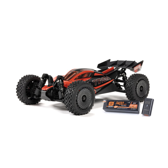 TYPHON GROM 4X4 223S BLX BRUSHLESS SMALL SCALE BUGGY RTR WITH DSC, BATTERY & CHARGER, RED