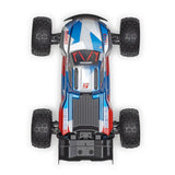Arrma 1/16 MINI KRATON 3S DSC 4X4 RTR Brushless Speed Truck (Battery & Charger Included), Red/Blue