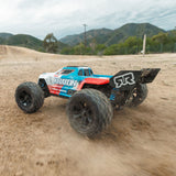 Arrma 1/16 MINI KRATON 3S DSC 4X4 RTR Brushless Speed Truck (Battery & Charger Included), Red/Blue