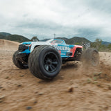 Arrma 1/16 MINI KRATON 3S DSC 4X4 RTR Brushless Speed Truck (Battery & Charger Included), Red/Blue