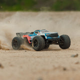 Arrma 1/16 MINI KRATON 3S DSC 4X4 RTR Brushless Speed Truck (Battery & Charger Included), Red/Blue