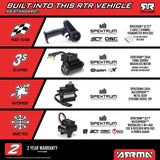 Arrma 1/16 MINI KRATON 3S DSC 4X4 RTR Brushless Speed Truck (Battery & Charger Included), Red/Blue