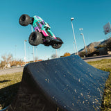 1/16 Mini KRATON 3S DSC 4X4 RTR Brushless Speed Truck (3S Battery & Charger Included) , Teal/Pink