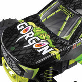 1/10 GORGON 4X2 MEGA 550 Brushed Monster Truck RTR with Battery & Charger, Yellow