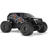 1/10 GORGON 2WD RTR Brushed Monster Truck (Battery & Charger Included), Gun Metal