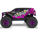 ARRMA 1/10 GORGON 2WD RTR Brushed Monster Truck (Battery & Charger Included), Purple