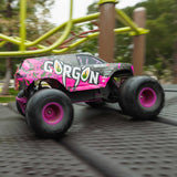 ARRMA 1/10 GORGON 2WD RTR Brushed Monster Truck (Battery & Charger Included), Purple