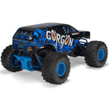 ARRMA 1/10 GORGON 2WD RTR Brushed Monster Truck (Battery & Charger Included), Blue