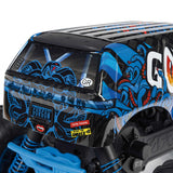ARRMA 1/10 GORGON 2WD RTR Brushed Monster Truck (Battery & Charger Included), Blue