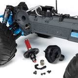 ARRMA 1/10 GORGON 2WD RTR Brushed Monster Truck (Battery & Charger Included), Blue