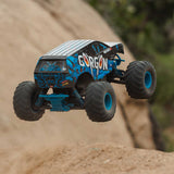 ARRMA 1/10 GORGON 2WD RTR Brushed Monster Truck (Battery & Charger Included), Blue