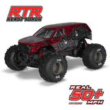 1/10 GORGON 223S 2WD RTR Brushless Monster Truck, Red/Black