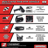 1/10 GORGON 223S 2WD RTR Brushless Monster Truck, Red/Black