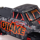 1/10 QUAKE 223S 2WD RTR Brushless Monster Truck, Red