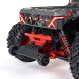 1/10 QUAKE 223S 2WD RTR Brushless Monster Truck, Red