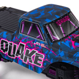 1/10 QUAKE 223S 2WD RTR Brushless Monster Truck, Purple