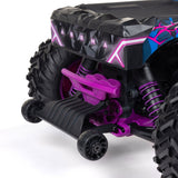 1/10 QUAKE 223S 2WD RTR Brushless Monster Truck, Purple
