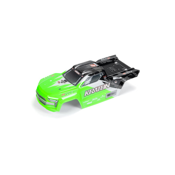 Painted Decaled Trimmed Body, Green/Black: Kraton 4x4