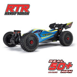 1/8 TYPHON 4X4 223S BLX BRUSHLESS BUGGY RTR WITH DSC  BLUE/YELLOW