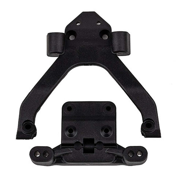 Front Top Plate and Ballstud Mount, Angled: Associated RC10B6.4