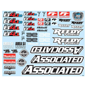 Decal Sheet: RC8B4.1/RC8B4.1e